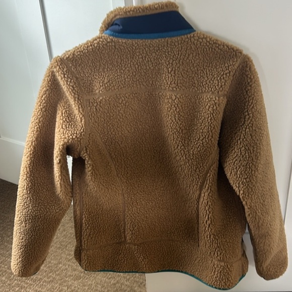 Patagonia Classic Retro-X Jacket Size Small in Nest Brown & Borealis Green - Picture 4 of 5